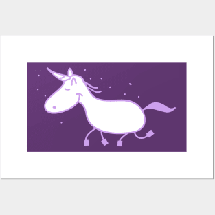 Funny unicorn Posters and Art